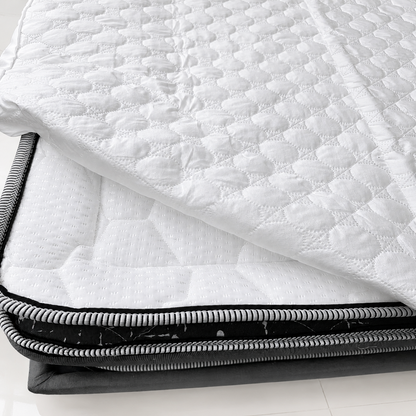 COMBO COLCHON CONFORT MAS BASECAMA Y CABECERO