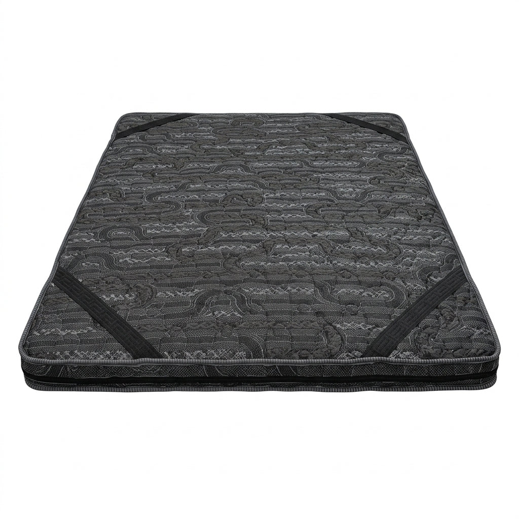 Colchoneta Topper Jacquard Blanca Acolchada 10cm de grosor