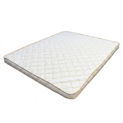 Colchoneta Topper Jacquard Blanca Acolchada 10cm de grosor