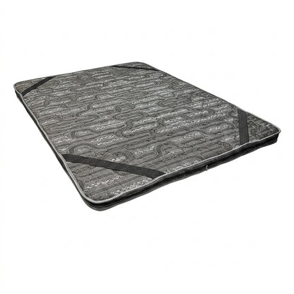 Colchoneta Topper Jacquard Blanca Acolchada 10cm de grosor
