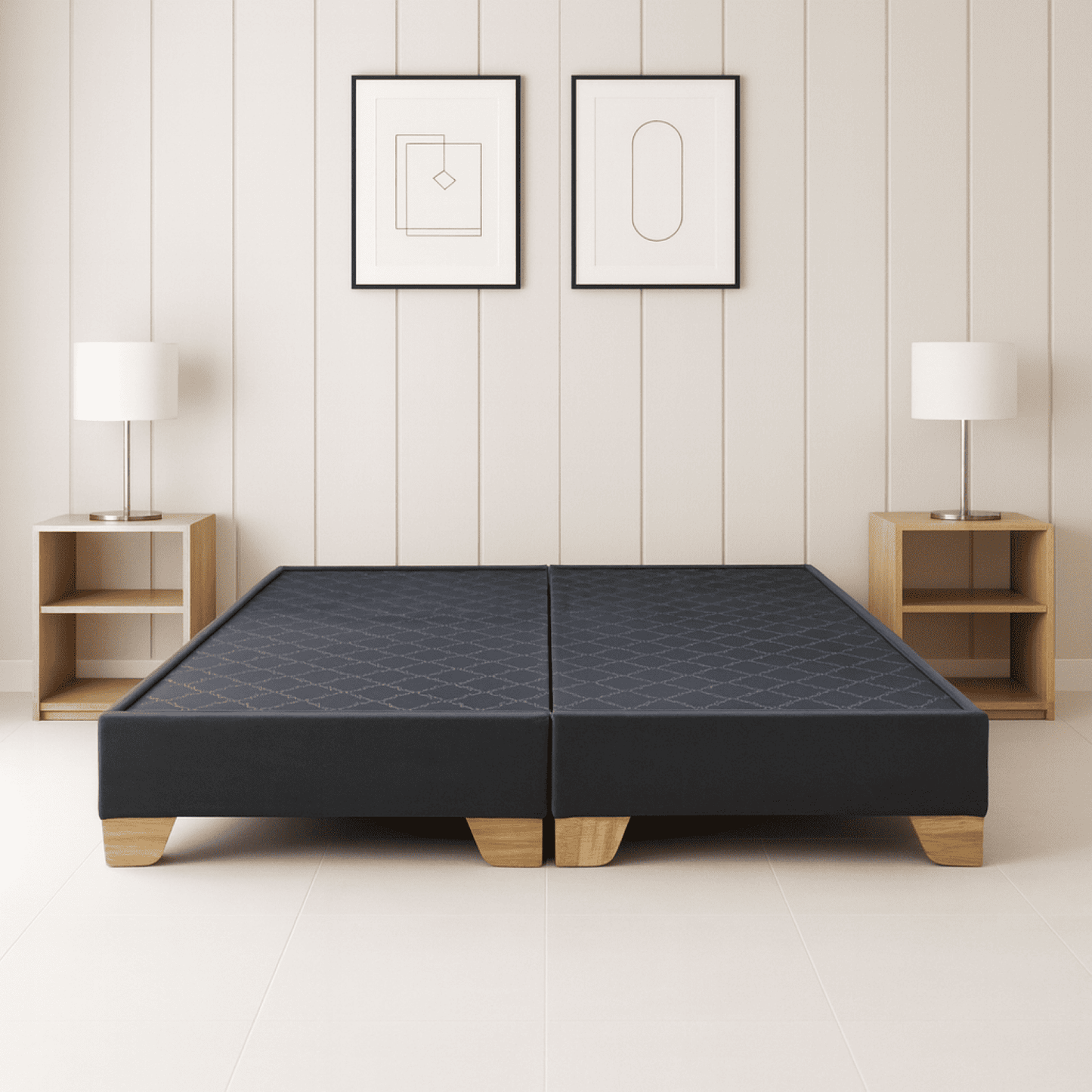 BASECAMA DIVIDIDA PATAS DE MADERA