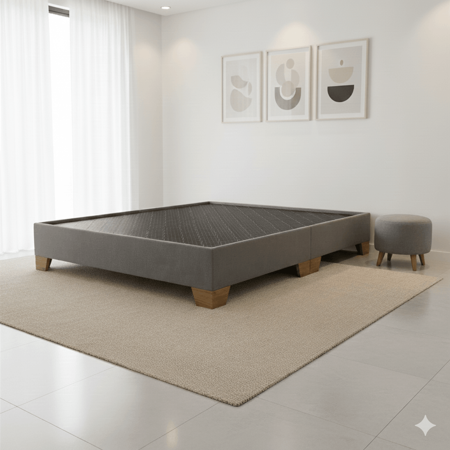 BASECAMA DIVIDIDA PATAS DE MADERA