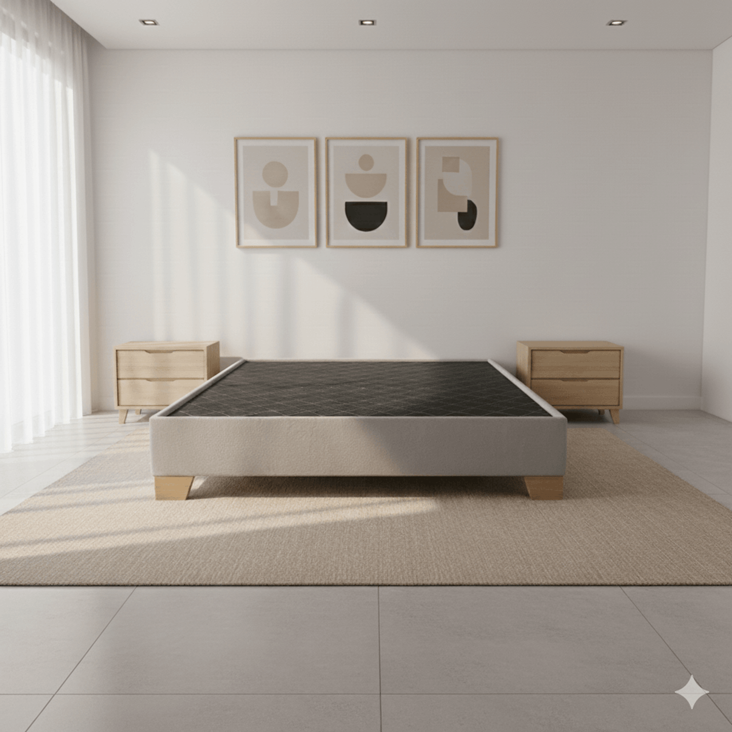 BASECAMA DIVIDIDA PATAS DE MADERA