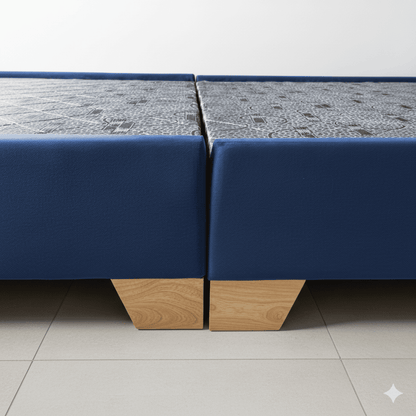 BASECAMA DIVIDIDA PATAS DE MADERA