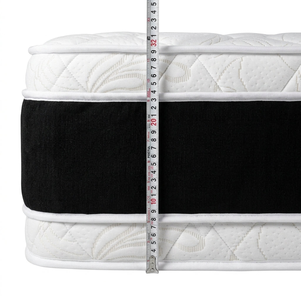 Combo Basecama+Cabecero Monaco Tapizado Tela Gris+Colchon Pillow Top