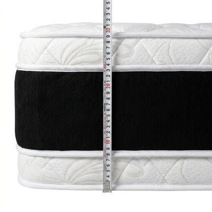 Combo Basecama+Cabecero Monaco Tapizado Tela Gris+Colchon Pillow Top