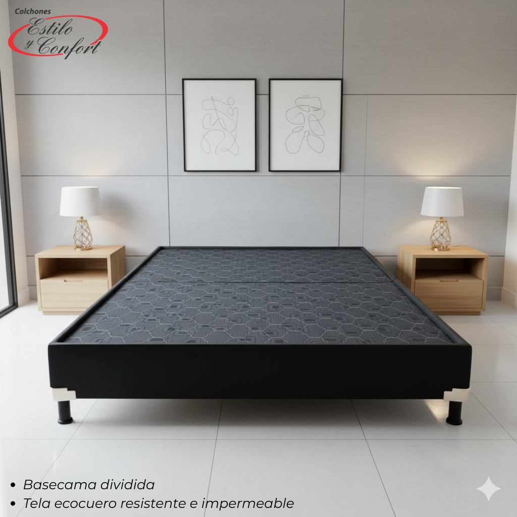 BASECAMA DIVIDIDA PATAS METALICAS