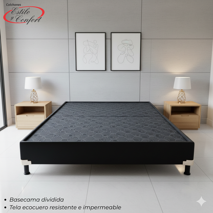 BASECAMA DIVIDIDA PATAS METALICAS